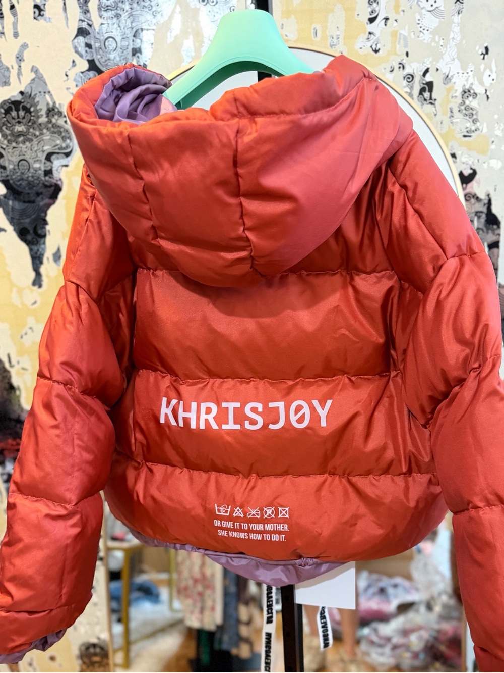 NWT Khrisjoy Iconic Milano Fuchsia Puffer Jacket ~ Size Med MSRP $1800+